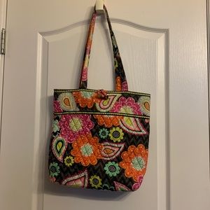 Vera Bradley tote, Ziggy Zinnia, with tags, great shape